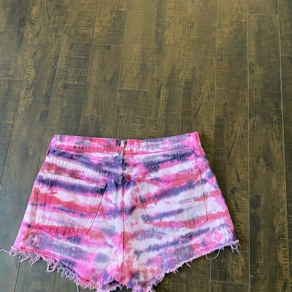 Agolde Tie Dye Parker shorts - Picture 3 of 8